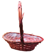 Load image into Gallery viewer, 9&quot; Golden Punt Basket with Handle
