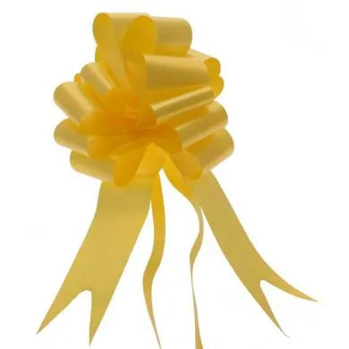 Yellow 50mm Pull Bows (Box of 20)