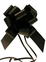 Black 50mm Pull Bows (Box of 20)