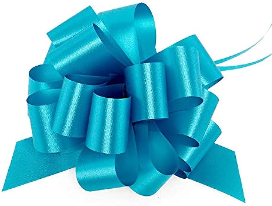 Turquoise 50mm Pull Bow (Single Bow)