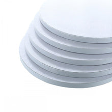 Load image into Gallery viewer, 10&quot; Round White 12mm Thick Cake Boards (Pack of 5)
