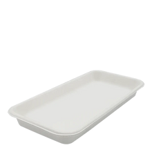 Load image into Gallery viewer, Bagasse 8&quot; x 4&quot; Rectangular Trays (Pack of 125)
