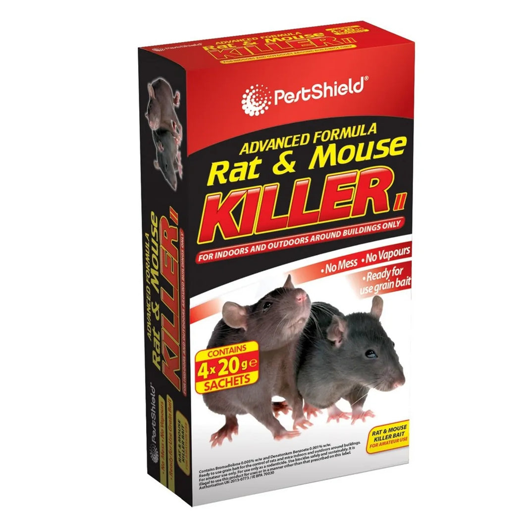 Rat & Mouse Killer (4 x 20g sachets)