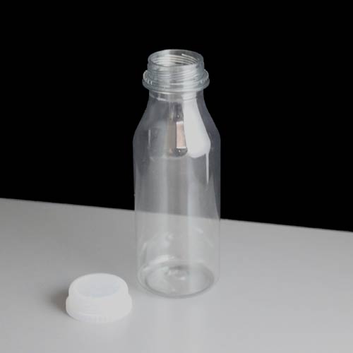 250ml Plastic Bottle with Screw On Lid (Empty)