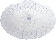 Load image into Gallery viewer, Clear Disposable Round 13" (33cm) Crystal Reusable Plate
