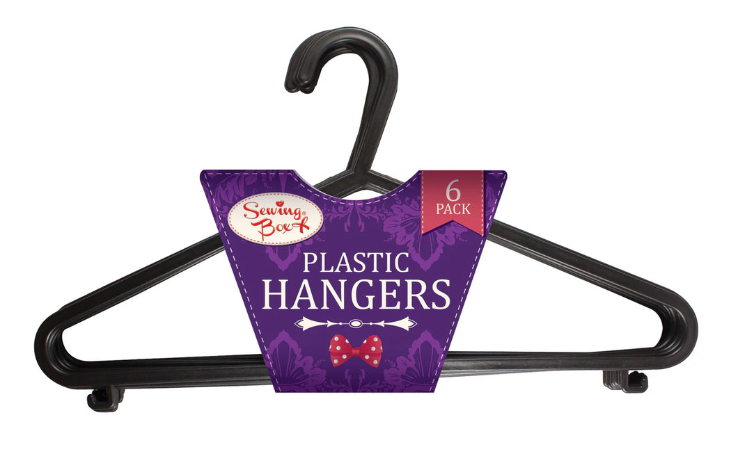 Plastic Hangers (Pack of 6)