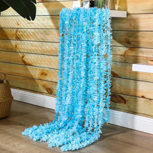 Load image into Gallery viewer, Light Blue Long Flower Decoration 1.8metres length (Pack of 10)
