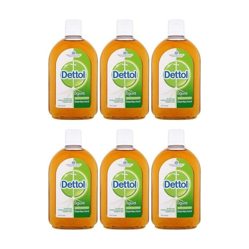 Dettol Antiseptic Liquid (6 x 500ml)