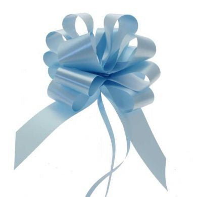 Light Blue 50mm Pull Bow (Single Bow)