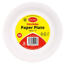 Load image into Gallery viewer, Compostable 7&quot; Paper Plates (Pack of 35)
