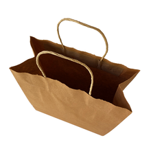 Load image into Gallery viewer, SOS Medium Pure Kraft Twisted Handle Paper Bags (Case of 250)
