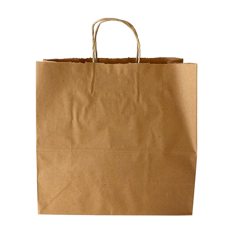 SOS Extra-Large Pure Kraft Twisted Handle Paper Bags (Case of 250)