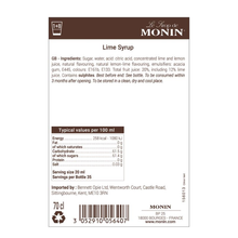 Load image into Gallery viewer, Lime 70cl Monin Syrup
