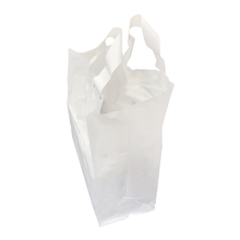 Load image into Gallery viewer, Medium White Poly SOS Flexi Loop Carrier Bags (Case of 250)
