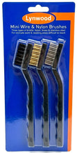 Load image into Gallery viewer, Mini Wire Brush Set (3-pack)
