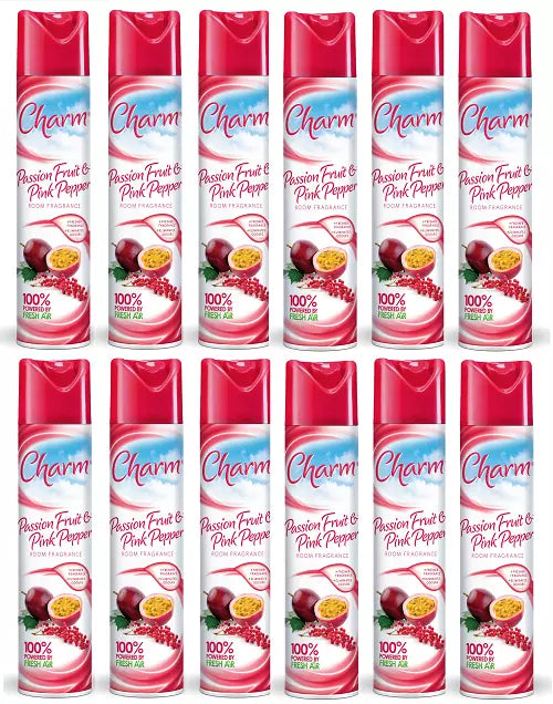 Charm Air Freshener Passionfruit & Pink Pepper (12 x 240ml)