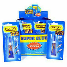 Load image into Gallery viewer, Super Glue Carded 3g tube (Box of 24 cards)
