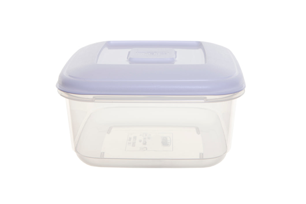 1.6 Litre Square Food Storage Box with White Lid