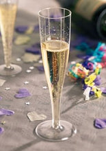 Load image into Gallery viewer, 170ml Clear Reusable Plastic Champagne Flutes
