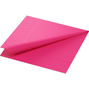 33cm 2-ply Bright Pink Luncheon Napkins (Pack of 20)