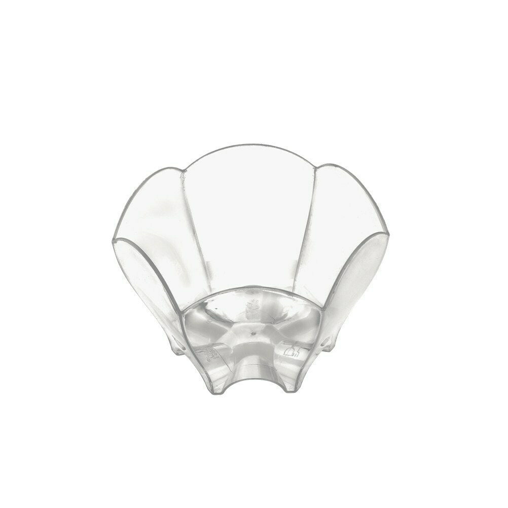 70ml Tulip Shaped Plastic Reusable Dessert Bowls (Pack of 25pcs)