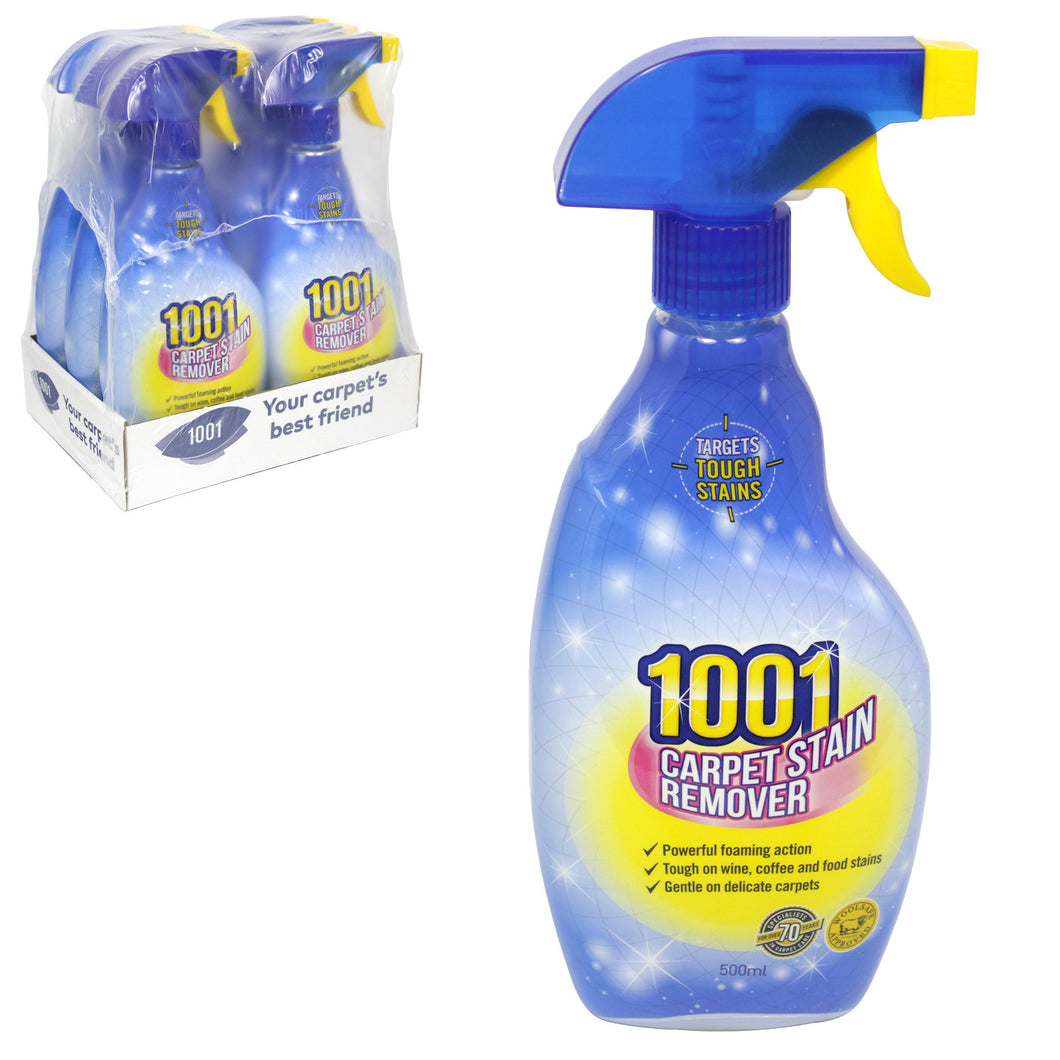 1001 Carpet Stain Remover Trigger Pack (6 x 500ml)