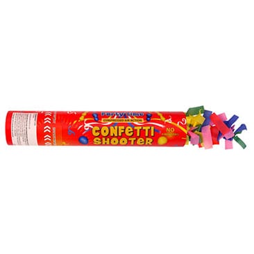 2 x 30cm Multicolour Paper Confetti Cannon Shooters