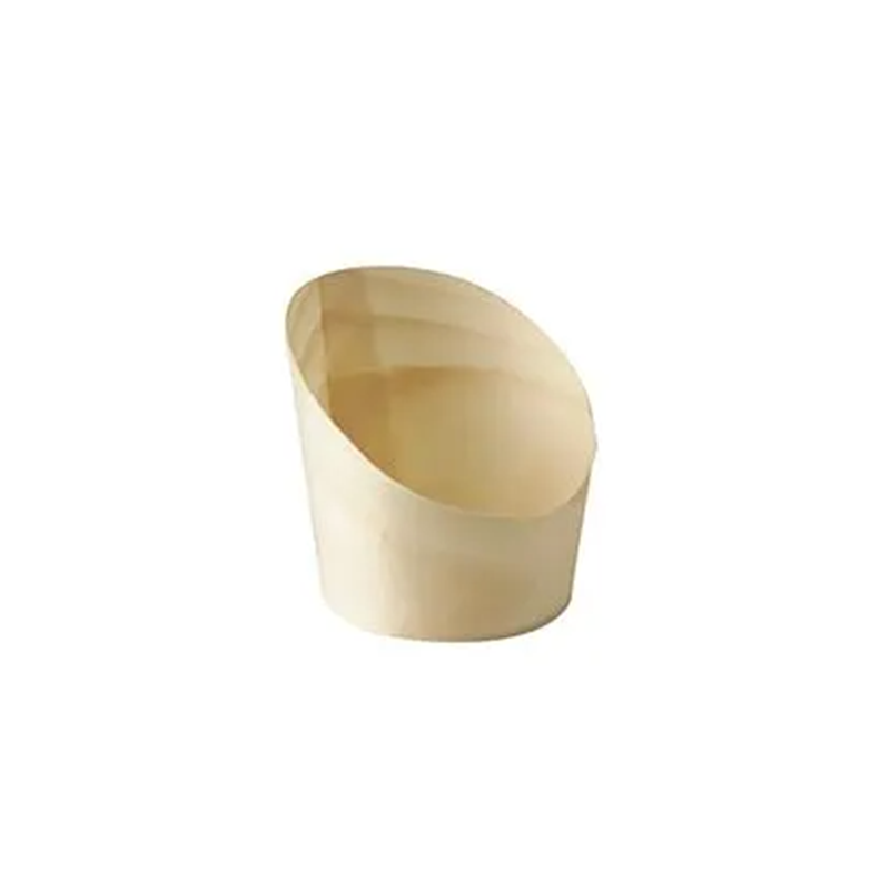 Disposable Angled Snack Cups 6.5cm x 7.2cm (Pack of 50)