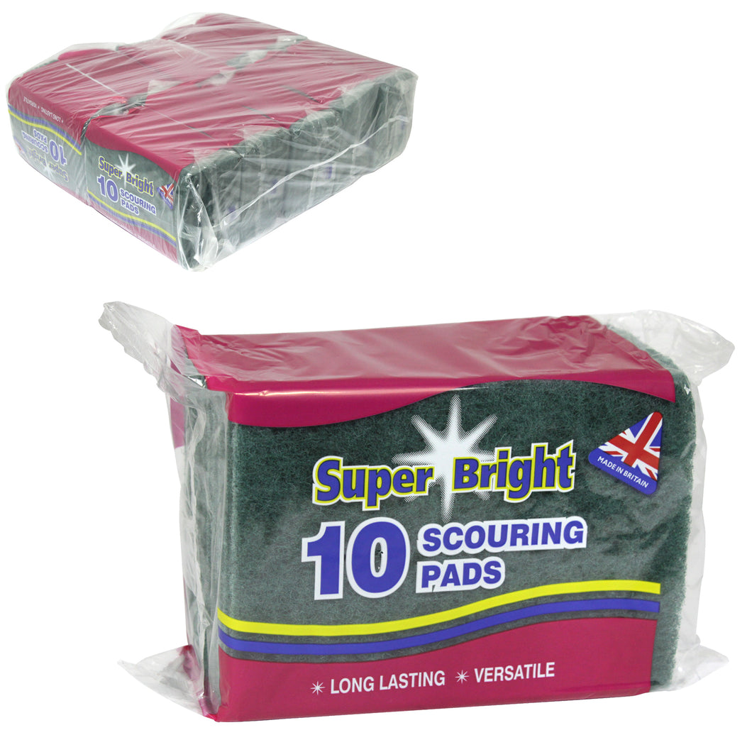10 x Scouring Pads (Pack of 10)