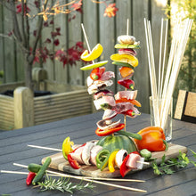 Load image into Gallery viewer, 40cm (16&quot;) Wooden Kebab Skewers 5mm Thickness (Pack of 200)
