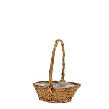 Load image into Gallery viewer, 8&quot; Golden Punt Basket with Handle
