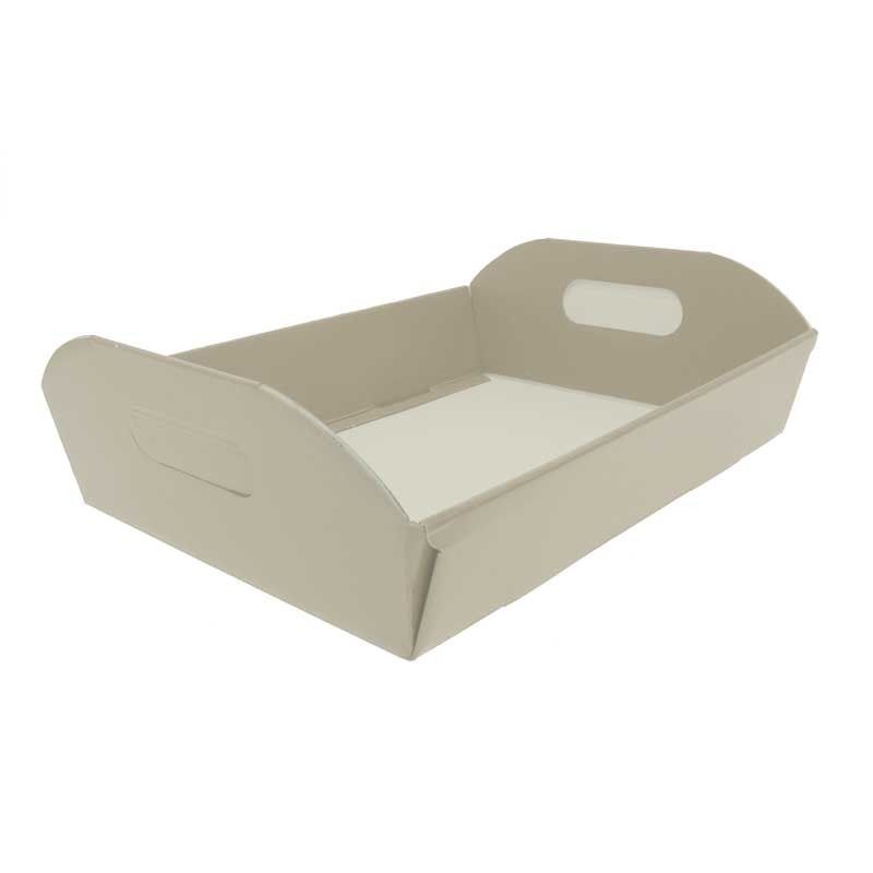 Medium Cream Hamper Box 38.5cm x 29.5cm x 11.7cm