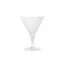 Load image into Gallery viewer, 8oz Clear Reusable Plastic Martini Glass (Pack of 6)
