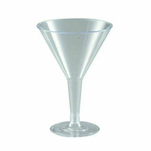 Load image into Gallery viewer, 8oz Clear Reusable Plastic Martini Glass (Pack of 6)
