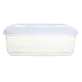4 Litre Rectangular Food Storage Box with White Lid