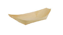 Load image into Gallery viewer, Disposable Serving Pieces Wood Boat 14x8.2cm (Pack 50)
