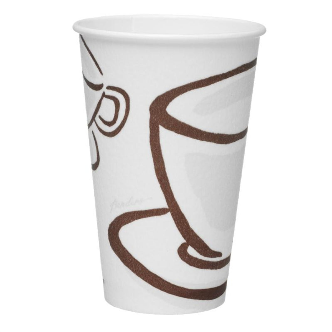16oz Milano Barrier Single Wall Paper Cups