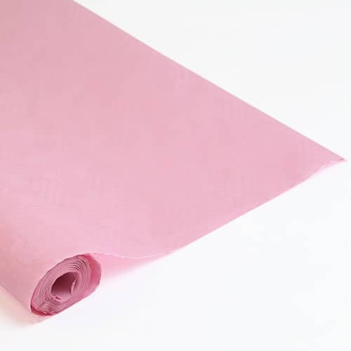 25mtrs Pink Disposable Paper Banqueting Roll