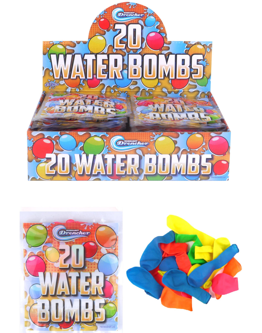 Water Bombs Neon Asstd Cols. (20pcs x 48packs)
