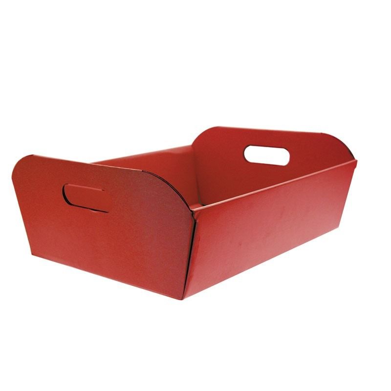 Large Red Hamper Box 44cm x 36.5cm x 16cm