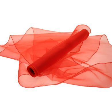 Red Organza Roll 40cm x 9metres