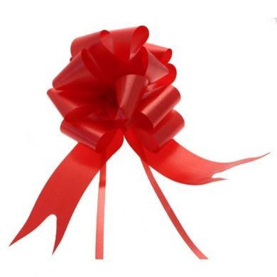 Super Red 50mm Pull Bows (Box of 20)