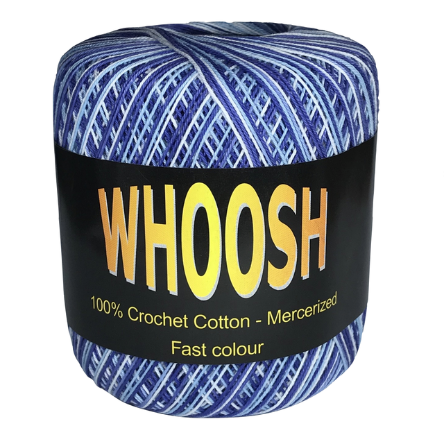 Variegated Blue Crochet Cotton 350 yards