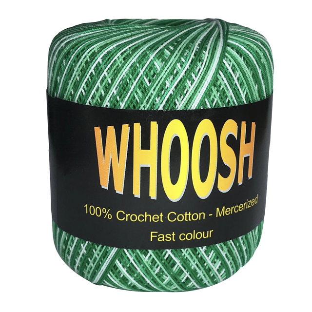 Variegated Green Crochet Cotton 350 yards