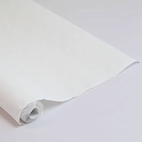 25mtrs White Disposable Paper Banqueting Roll