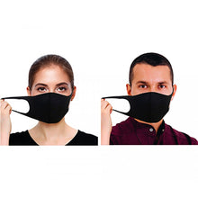 Load image into Gallery viewer, Black Spandex Washable Face Mask (Single)
