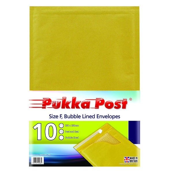 Size F Padded Envelopes Peel & Seal (Pack of 10)