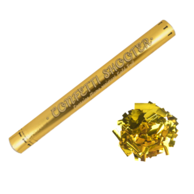 2 x 50cm Gold Foil Confetti Cannon Shooters