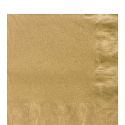 33cm 2-ply Gold Luncheon Napkins (Pack of 20)