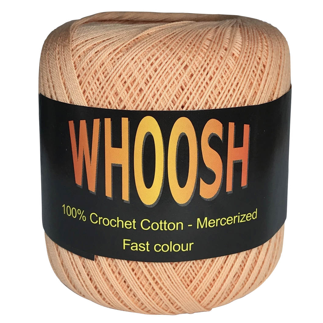 Peach Crochet Cotton 400 yards
